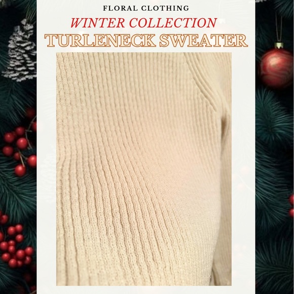 🍦𝐒𝐇𝐄𝐈𝐍 𝑇𝑢𝑟𝑡𝑙𝑒𝑛𝑒𝑐𝑘 𝑤ℎ𝑖𝑡𝑒 𝑠𝑤𝑒𝑎𝑡𝑒𝑟🍦 - Picture 2 of 4